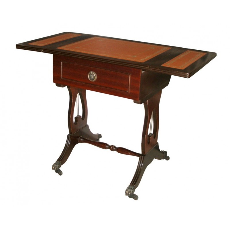 TABLE LEATHER TOP DROP LEAF homeselections.gr