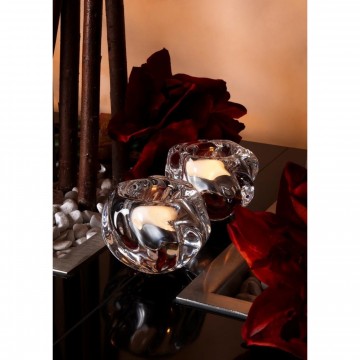 CRYSTAL TEALIGHT SILVER