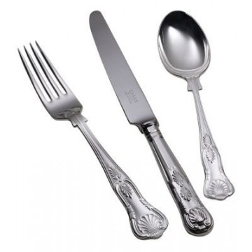 KINGS 24-PIECE SILVER PLATED CUTLERY