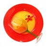 GLASS PLATE ORANGE