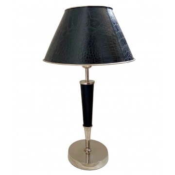 LEATHER TABLE LAMP METROPOLIS