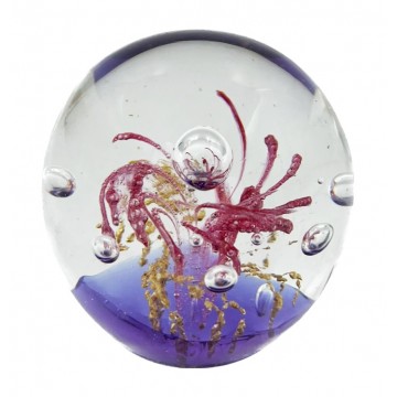 ΓΥΑΛΙΝΟ PRESSE PAPIER MEDUSE