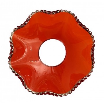 CRYSTAL CANDLE RING RED