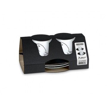 SET 2 ESPRESSO PICASSO LA COLOMBE DE LA PAIX