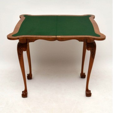 ANTIQUE CARD TABLE