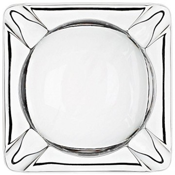 CRYSTAL SQUARE ASHTRAY