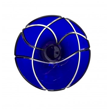 CRYSTAL BLUE BOWL SANDRA 20CM